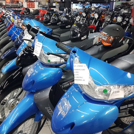 La venta de motos 0km cayó en agosto a nivel mensual e interanual